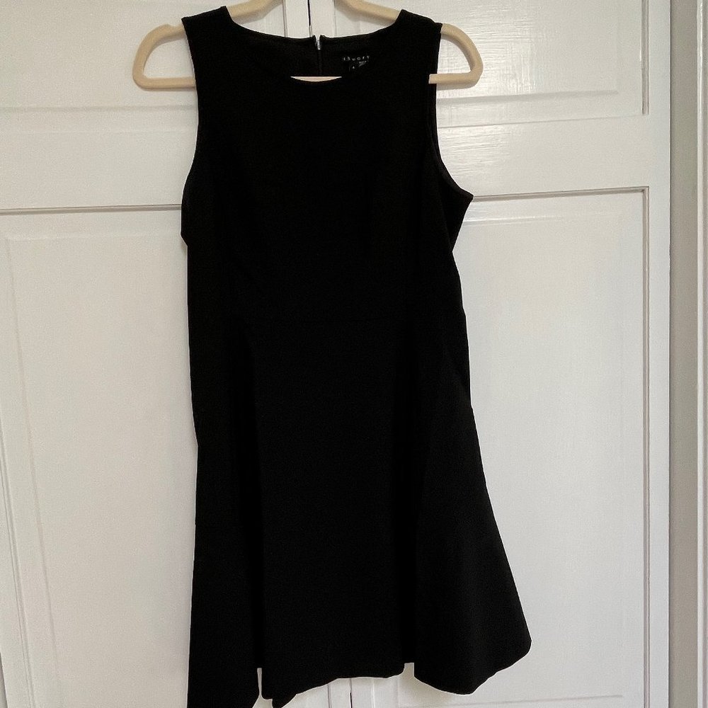 Theory Black Wool Dress